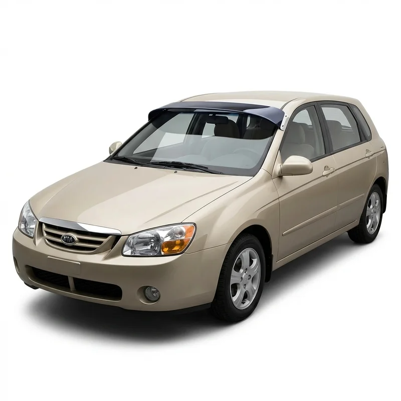 Tinted Acrylic Windscreen Sunvisor for Kia Spectra5 (2005 - 2009) - 1