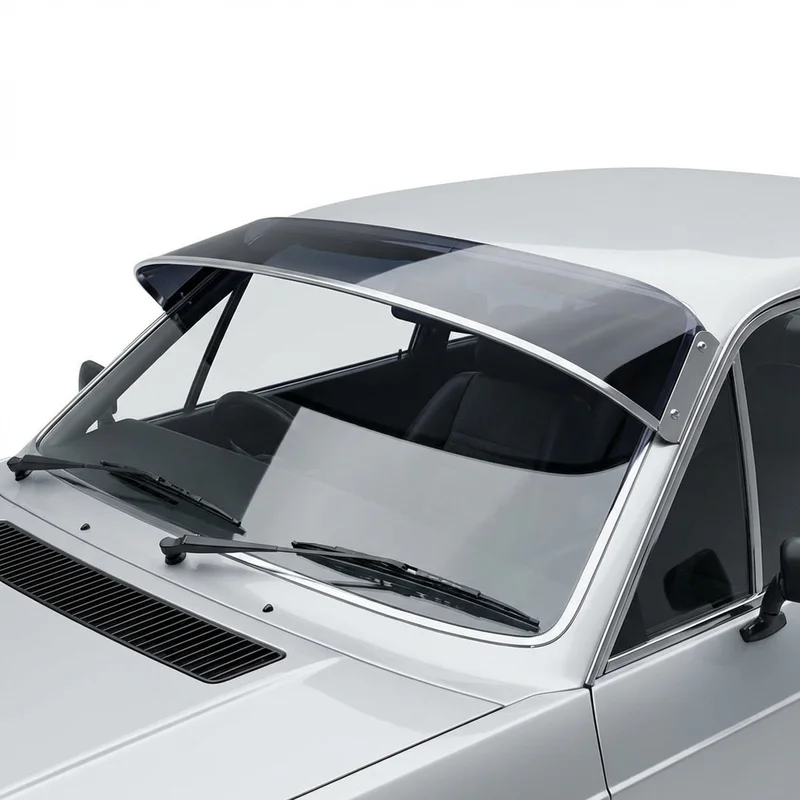 Tinted Acrylic Windscreen Sunvisor for Lancia Beta (1976 - 1981) - 1