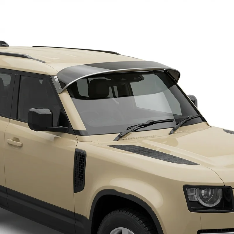 Tinted Acrylic Windscreen Sunvisor for Land Rover Defender 130 (2023 - 2024) - 1