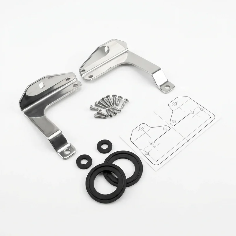 Stainless Steel Mounting Bracket Kit for Land Rover Defender (2011 - 2015) - 1