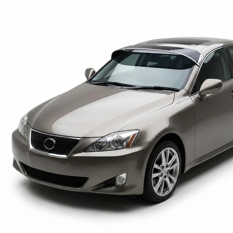 Getönte Acryl-Sonnenschutzblende für Lexus IS250 (2006 - 2015) - 1
