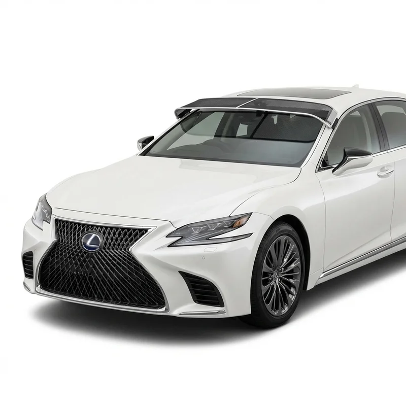 บังแดดกระจกหน้าแบบตาข่ายพรีเมียม สำหรับ Lexus LS500h (2018 - 2024) - 1