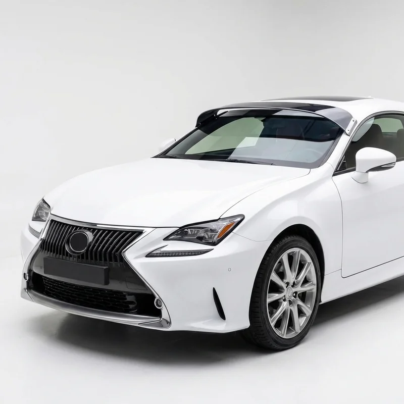 Getönte Acryl-Sonnenschutzblende für Lexus RC200t (2016 - 2017) - 1
