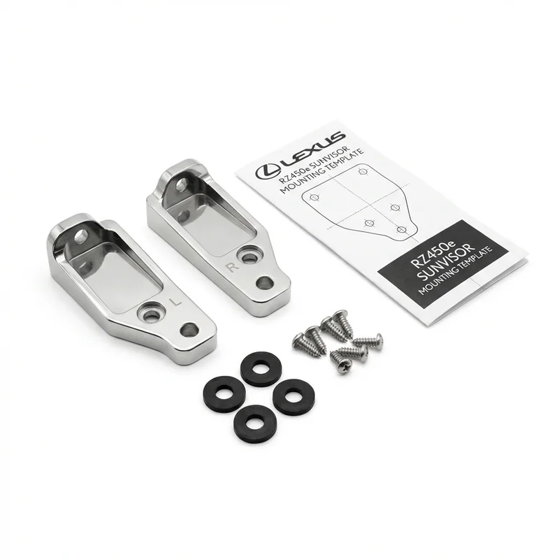 Stainless Steel Mounting Bracket Kit for Lexus RZ450e (2023 - 2025) - 1