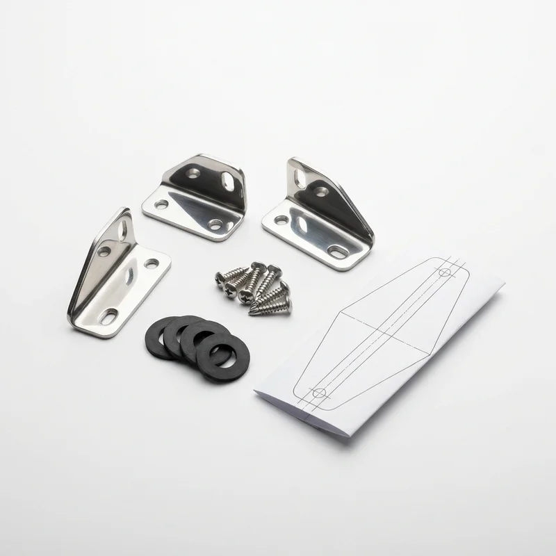 Edelstahl-Montagehalterungsset für Lincoln Nautilus (2019 - 2025) - 1