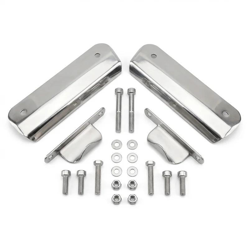 Stainless Steel Mounting Bracket Kit for Mack CHU (2008 - 2019) - 1