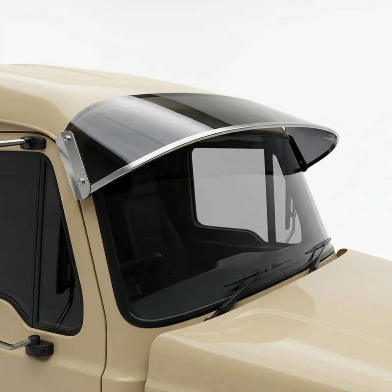 Tinted Acrylic Windscreen Sunvisor for Mack CM (1988 - 1991) - 1