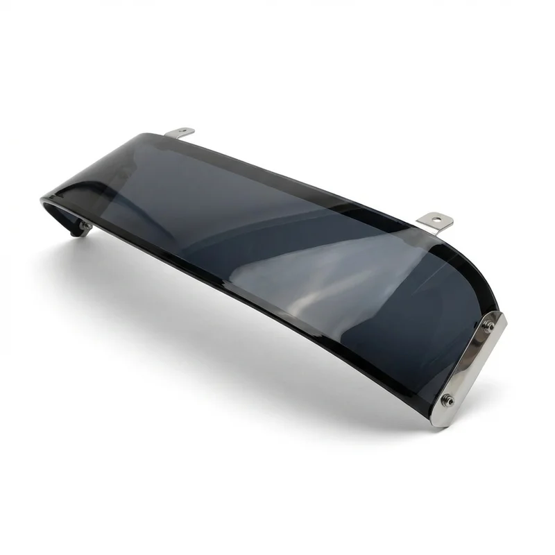 Tinted Acrylic Windscreen Sunvisor for Mack CS300P Mid-Liner (1986 - 2001) - 1