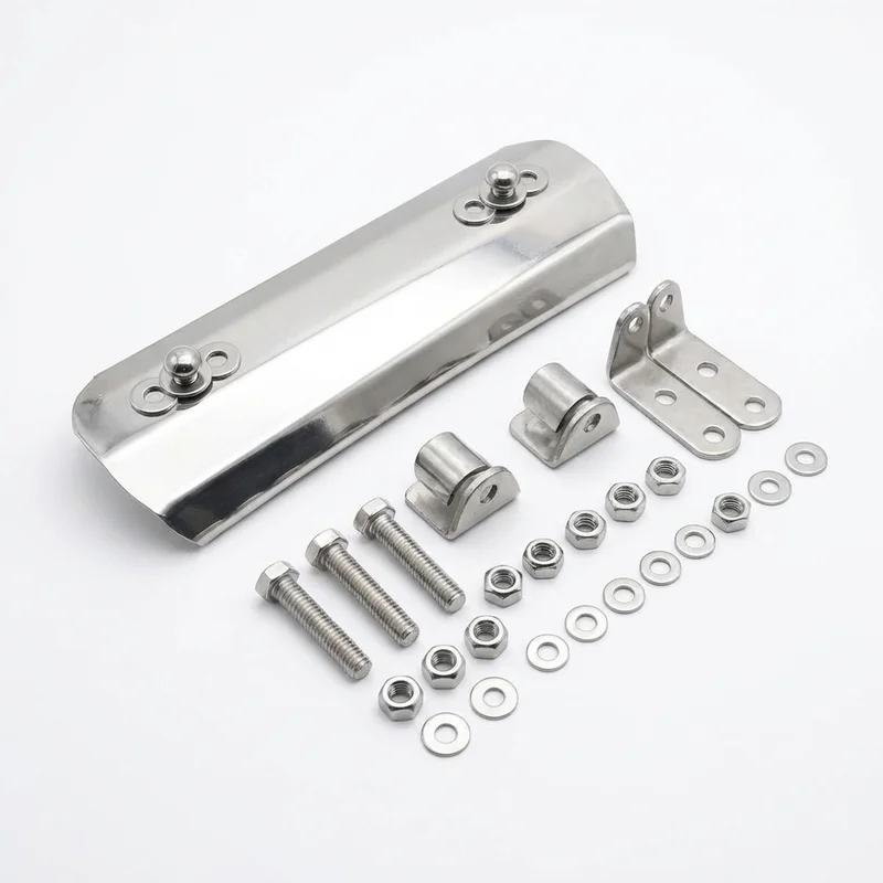 Stainless Steel Mounting Bracket Kit for Mack LEU (2008 - 2016) - 1