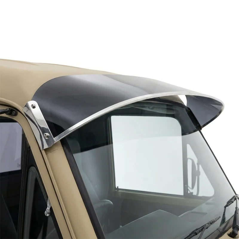 Tinted Acrylic Windscreen Sunvisor for Mack MS200P Mid-Liner (1980 - 2001) - 1