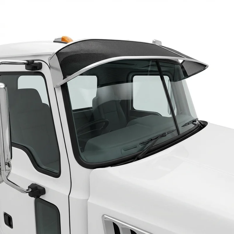 Premium Mesh Windscreen Sunvisor for Mack MS300P Mid-Liner (1981 - 2001) - 1