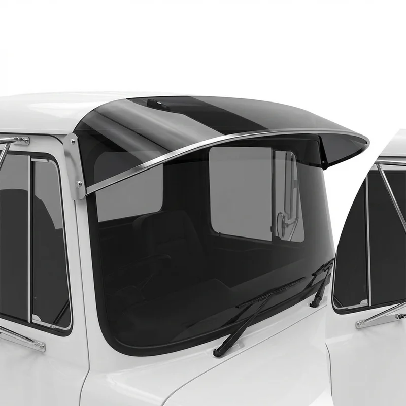 Tinted Acrylic Windscreen Sunvisor for Mack RD (1993 - 2004) - 1