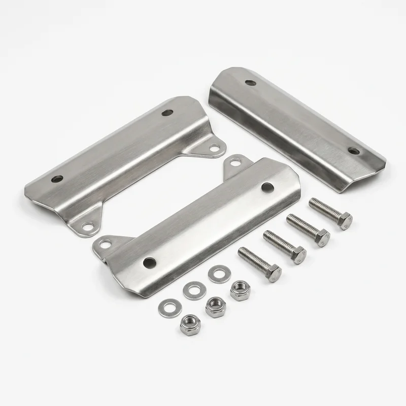 Stainless Steel Mounting Bracket Kit for Marmon Herrington 57 Glider (1989 - 1997) - 1