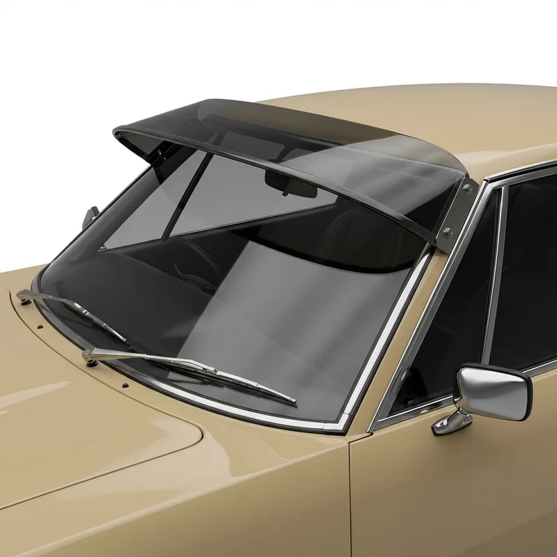 Tinted Acrylic Windscreen Sunvisor for Maserati Indy (1971 - 1974) - 1
