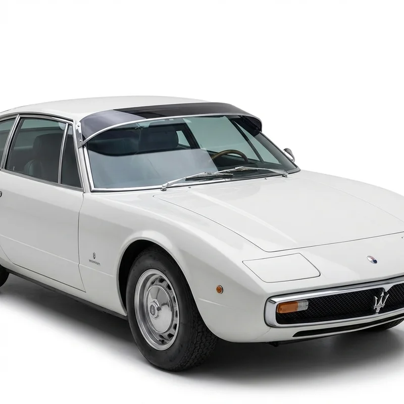 Tinted Acrylic Windscreen Sunvisor for Maserati Khamsin (1974 - 1979) - 1