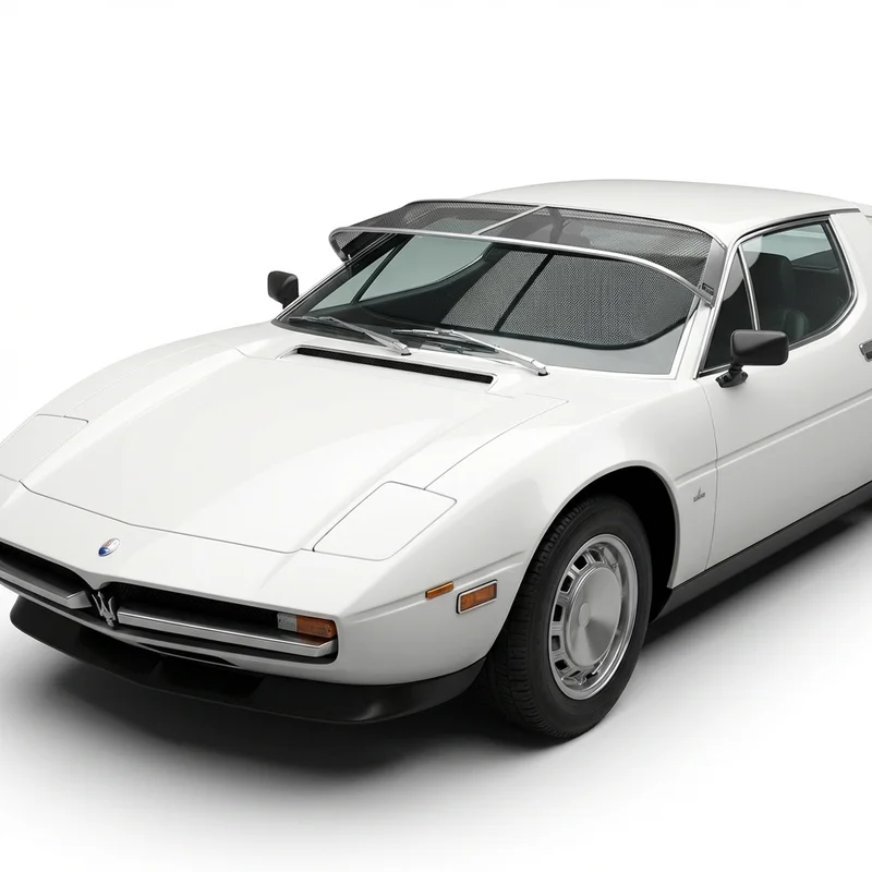 Premium Mesh Windscreen Sunvisor for Maserati Merak (1972 - 1982) - 1