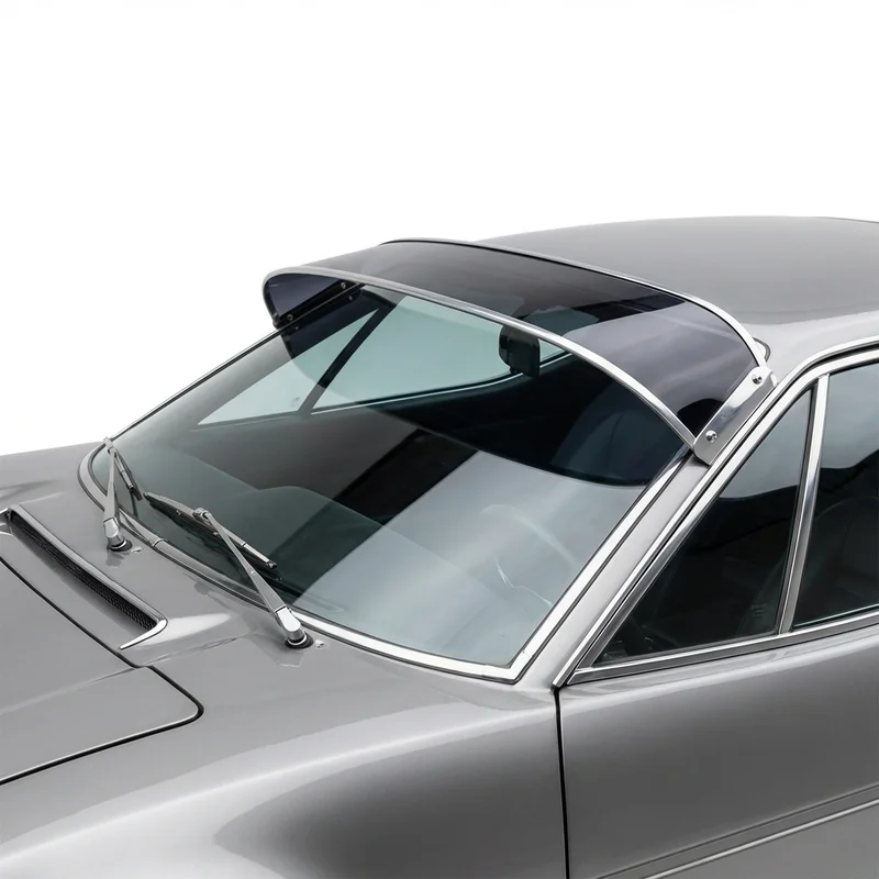 Tinted Acrylic Windscreen Sunvisor for Maserati Merak (1972 - 1982) - 1