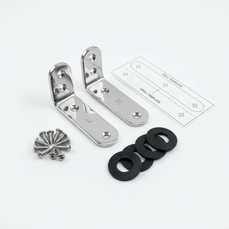 Stainless Steel Mounting Bracket Kit for Mazda B1800 (1977 - 1978) - 1