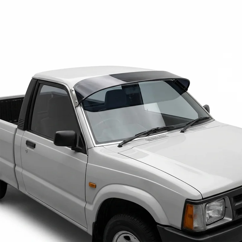 Tinted Acrylic Windscreen Sunvisor for Mazda B2200 (1982 - 1993) - 1