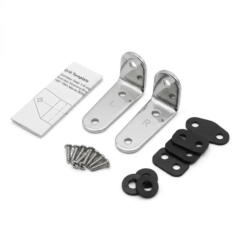 Stainless Steel Mounting Bracket Kit for Mazda B2600 (1987 - 1993) - 1