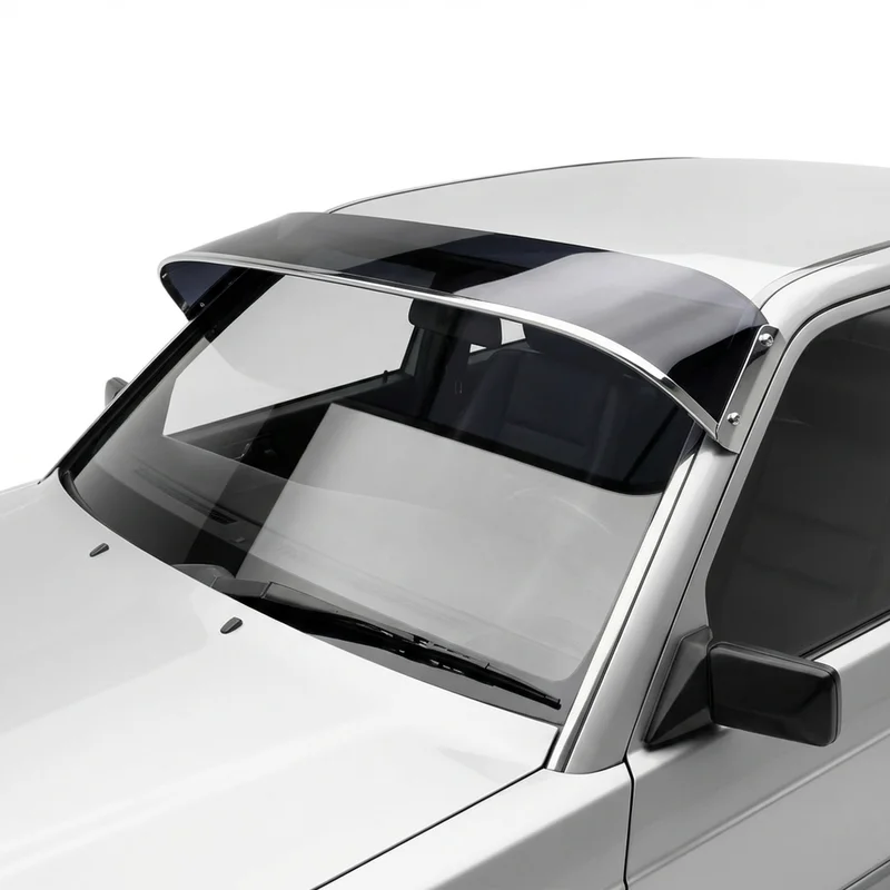 Tinted Acrylic Windscreen Sunvisor for Mercedes-Benz 190D (1984 - 1989) - 1
