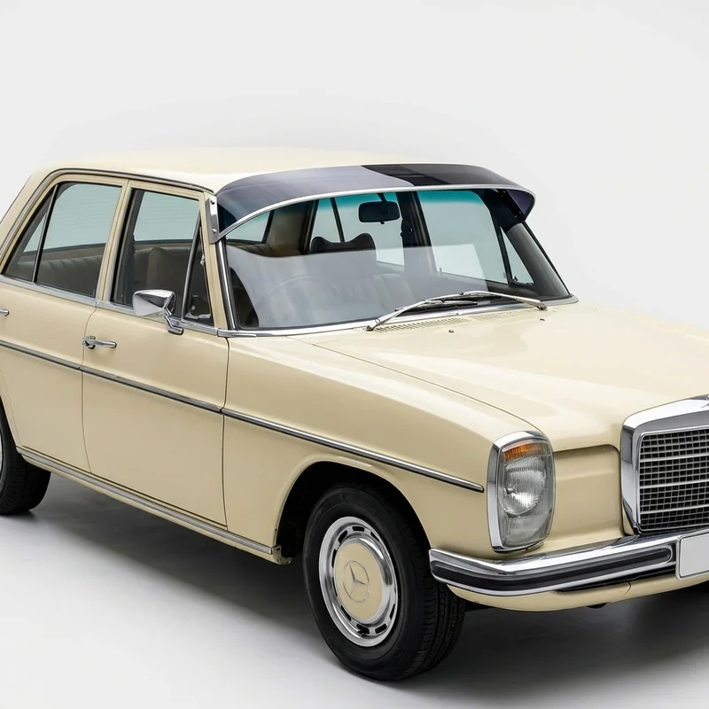 Tinted Acrylic Windscreen Sunvisor for Mercedes-Benz 200D (1966 - 1973) - 1
