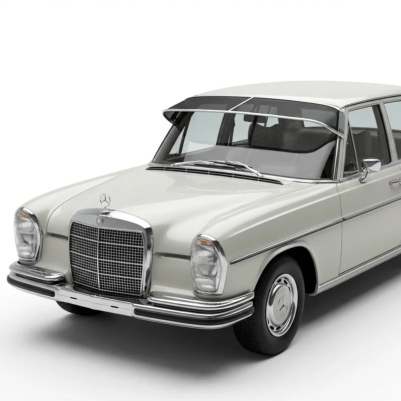 Premium Mesh Windscreen Sunvisor for Mercedes-Benz 220 (1966 - 1973) - 1