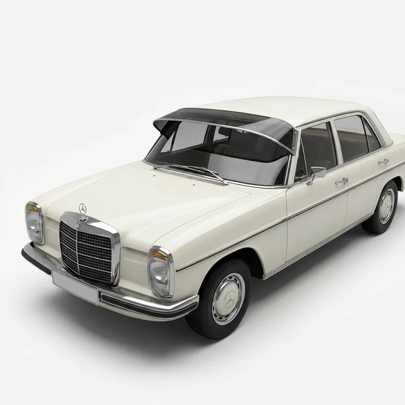 Tinted Acrylic Windscreen Sunvisor for Mercedes-Benz 220 (1966 - 1973) - 1