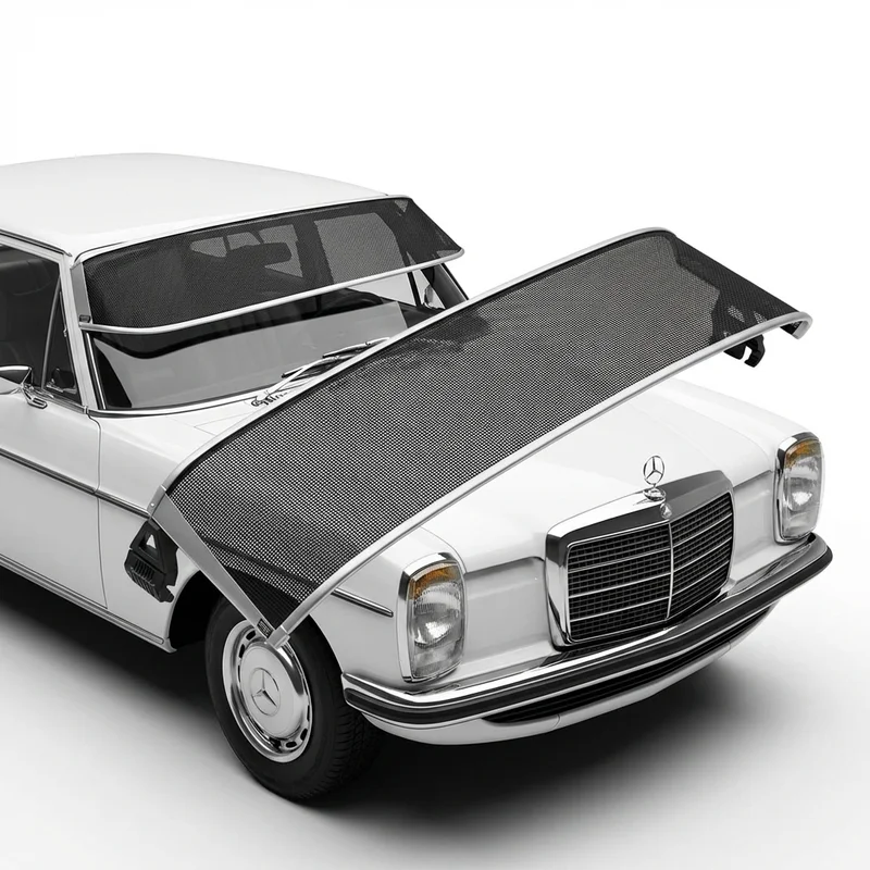 Premium Mesh Windscreen Sunvisor for Mercedes-Benz 220D (1970 - 1973) - 1
