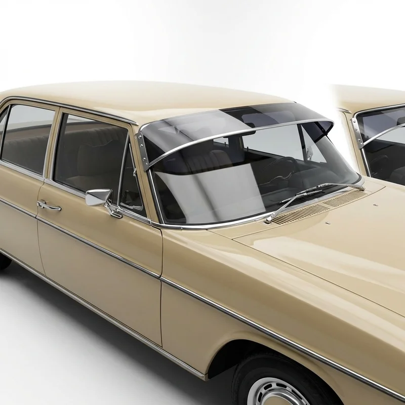 Tinted Acrylic Windscreen Sunvisor for Mercedes-Benz 220D (1970 - 1973) - 1