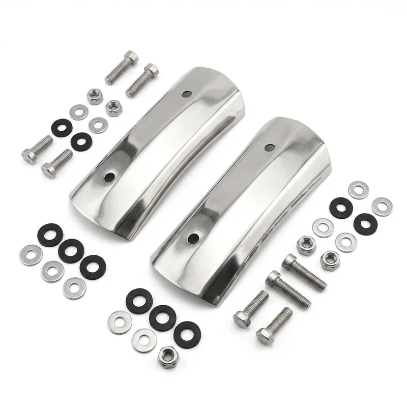 Stainless Steel Mounting Bracket Kit for Mercedes-Benz 240D (1974 - 1983) - 1