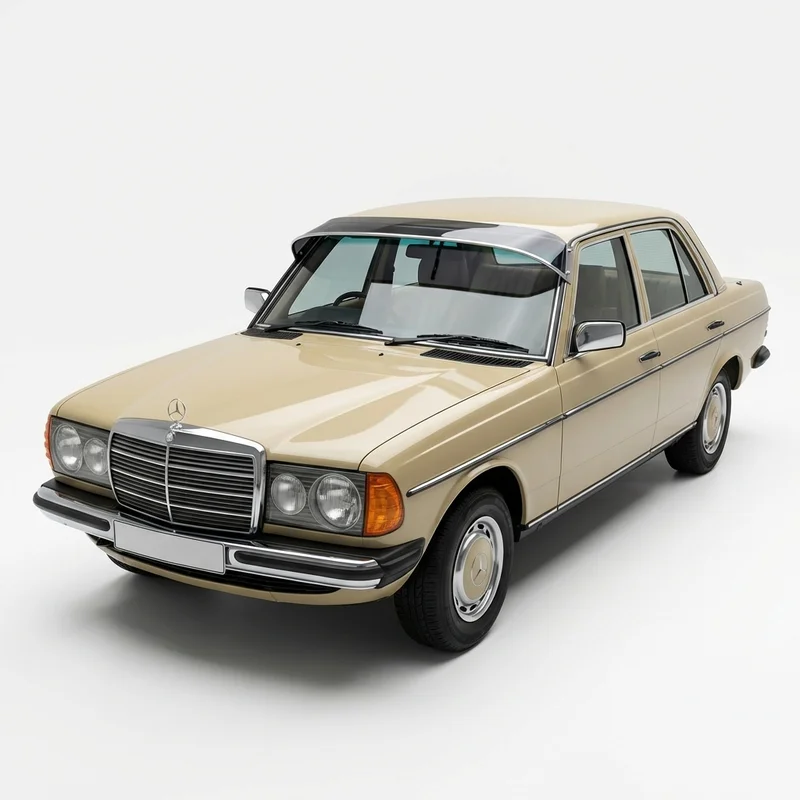 Tinted Acrylic Windscreen Sunvisor for Mercedes-Benz 240D (1974 - 1983) - 1