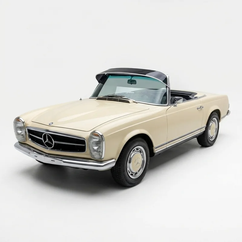 Tinted Acrylic Windscreen Sunvisor for Mercedes-Benz 280SL (1968 - 1971) - 1