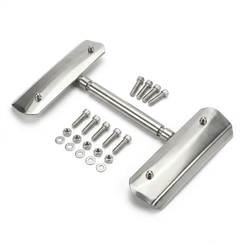 Stainless Steel Mounting Bracket Kit for Mercedes-Benz 300CD (1978 - 1985) - 1