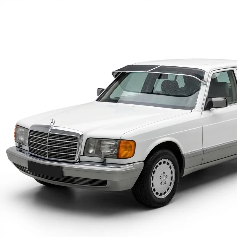 Premium Mesh Windscreen Sunvisor for Mercedes-Benz 300SD (1978 - 1993) - 1