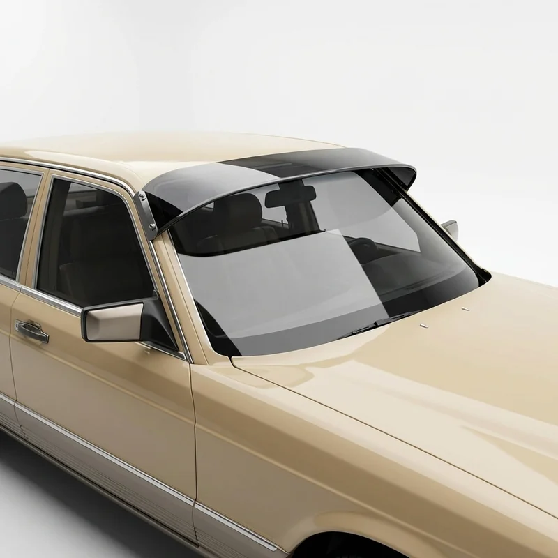 Tinted Acrylic Windscreen Sunvisor for Mercedes-Benz 300SD (1978 - 1993) - 1