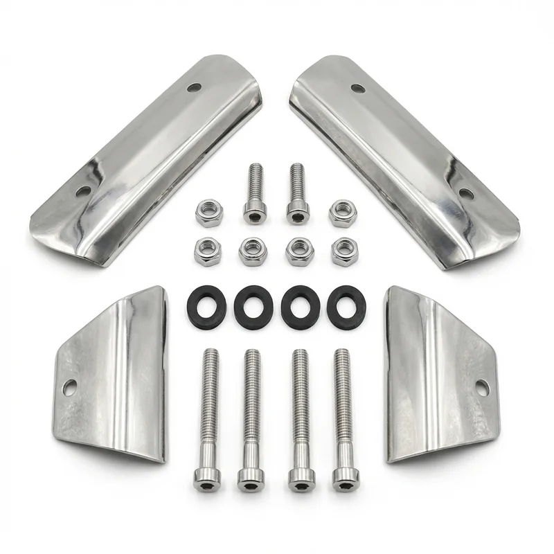 Stainless Steel Mounting Bracket Kit for Mercedes-Benz 300SDL (1986 - 1987) - 1