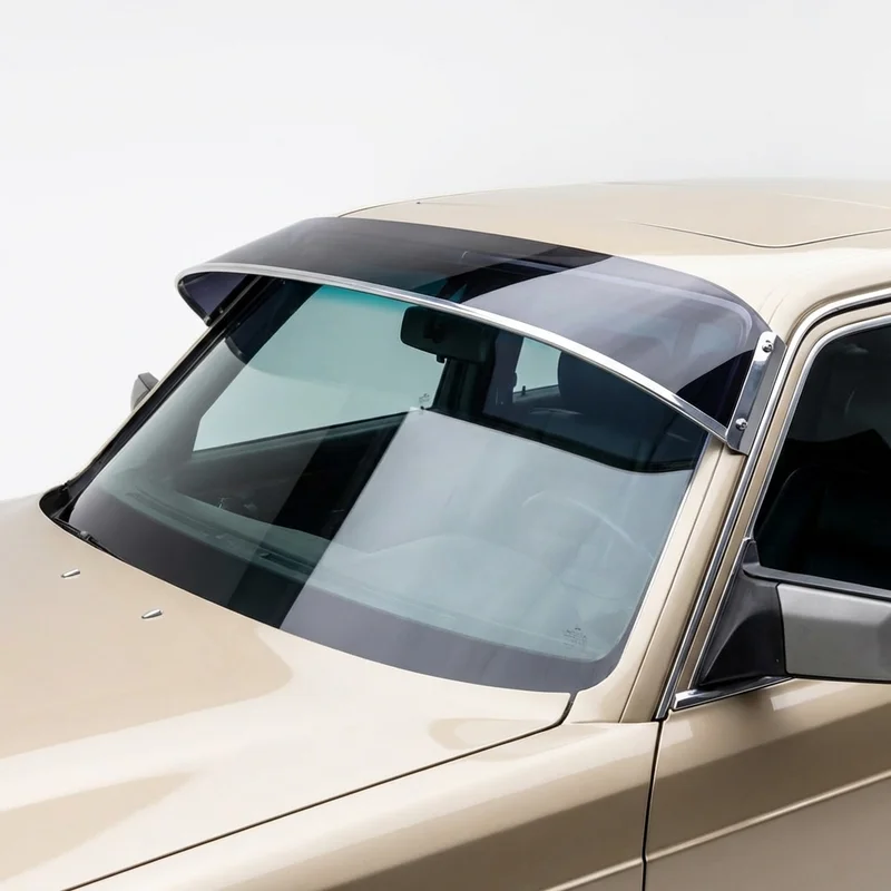 Tinted Acrylic Windscreen Sunvisor for Mercedes-Benz 300SDL (1986 - 1987) - 1