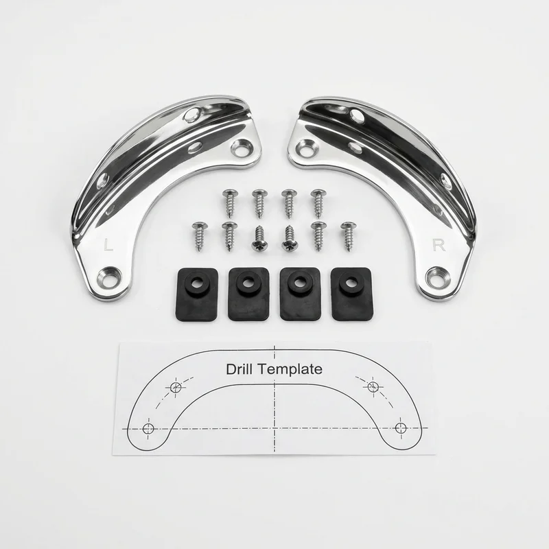 Stainless Steel Mounting Bracket Kit for Mercedes-Benz 350SD (1991 - 1991) - 1