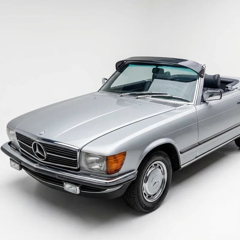 Tinted Acrylic Windscreen Sunvisor for Mercedes-Benz 380SL (1981 - 1985) - 1