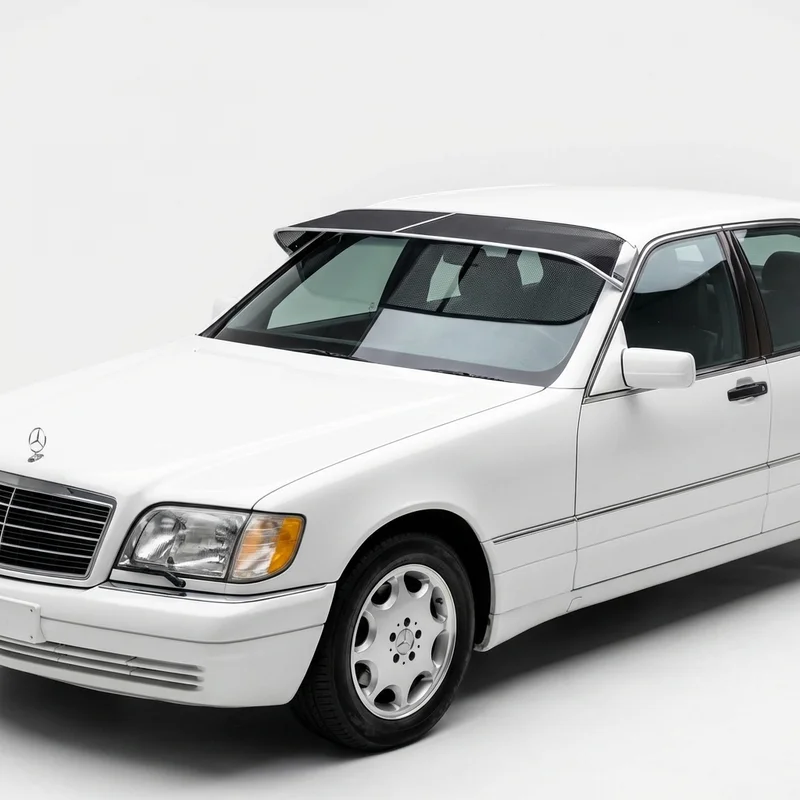 Premium Mesh Windscreen Sunvisor for Mercedes-Benz 400SEL (1993 - 1993) - 1