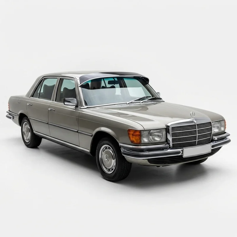 Tinted Acrylic Windscreen Sunvisor for Mercedes-Benz 450SEL (1973 - 1980) - 1