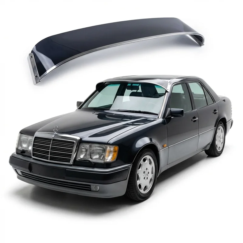 Tinted Acrylic Windscreen Sunvisor for Mercedes-Benz 500E (1992 - 1993) - 1