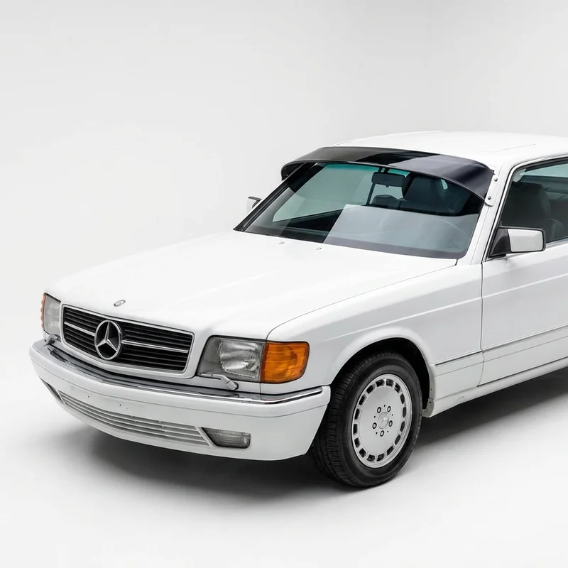 Tinted Acrylic Windscreen Sunvisor for Mercedes-Benz 500SEC (1993 - 1993) - 1