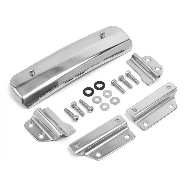 Stainless Steel Mounting Bracket Kit for Mercedes-Benz 500SEL (1992 - 1993) - 1