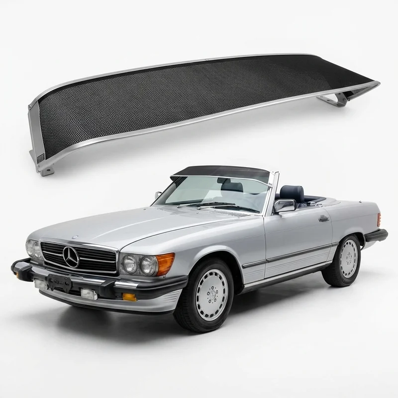 Premium Mesh Windscreen Sunvisor for Mercedes-Benz 560SL (1986 - 1989) - 1
