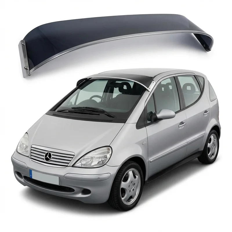 Tinted Acrylic Windscreen Sunvisor for Mercedes-Benz A160 (2000 - 2005) - 1