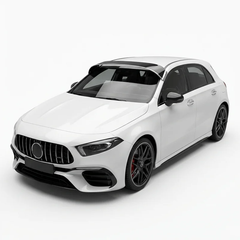 Tinted Acrylic Windscreen Sunvisor for Mercedes-Benz A45 AMG S (2021 - 2022) - 1