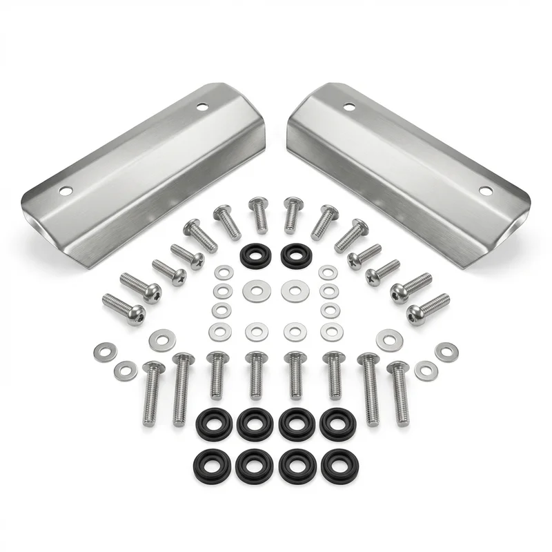 Stainless Steel Mounting Bracket Kit for Mercedes-Benz AMG GT 63 (2019 - 2025) - 1