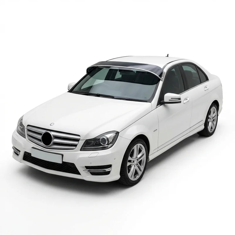 Tinted Acrylic Windscreen Sunvisor for Mercedes-Benz C180 (2011 - 2019) - 1